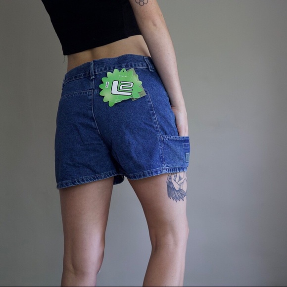 Medium Wash L2 90’s-ysk Levis Denim Shorts - Picture 2 of 4